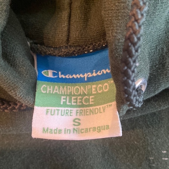 Champion Women’s Binghamton Size Small Green Hoodie - Picture 6 of 7